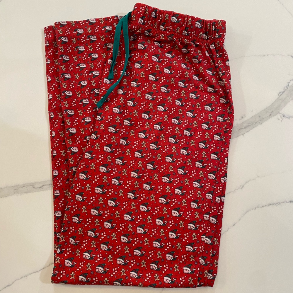 Vineyard Vines Red Christmas Whale Pajama Pants
